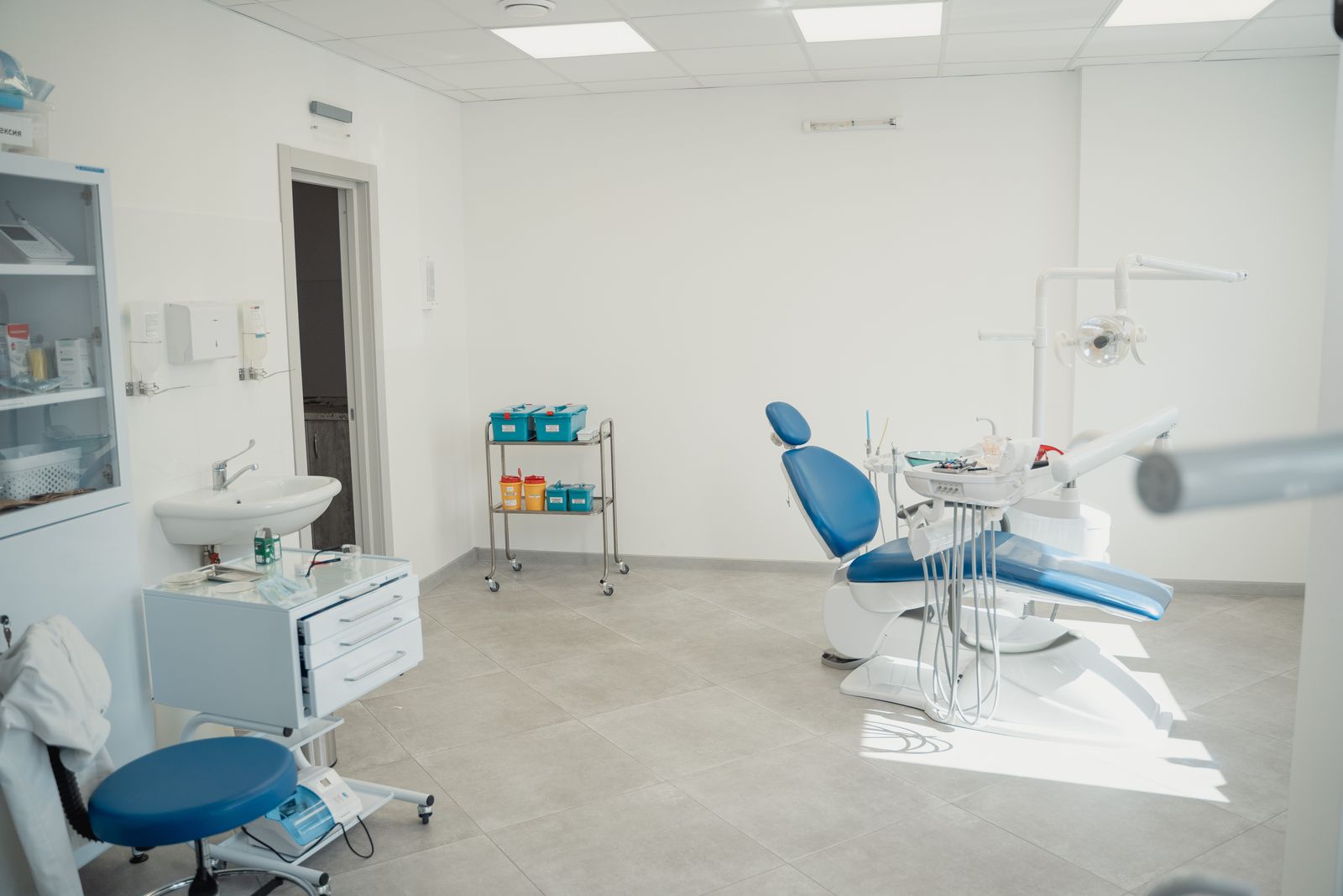 Clean, bright dental operatory ready for the next patient